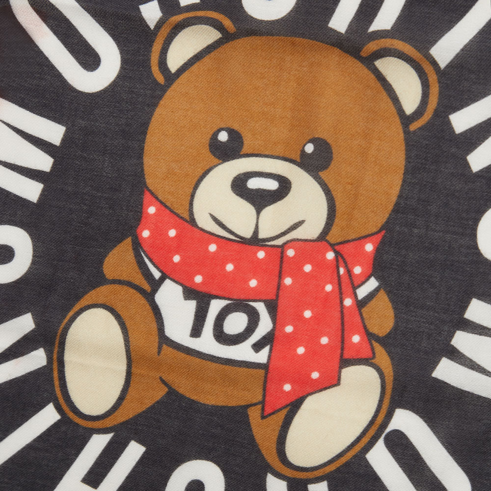 保暖moschino多色趣味卡通小熊女士服装配饰围巾围巾