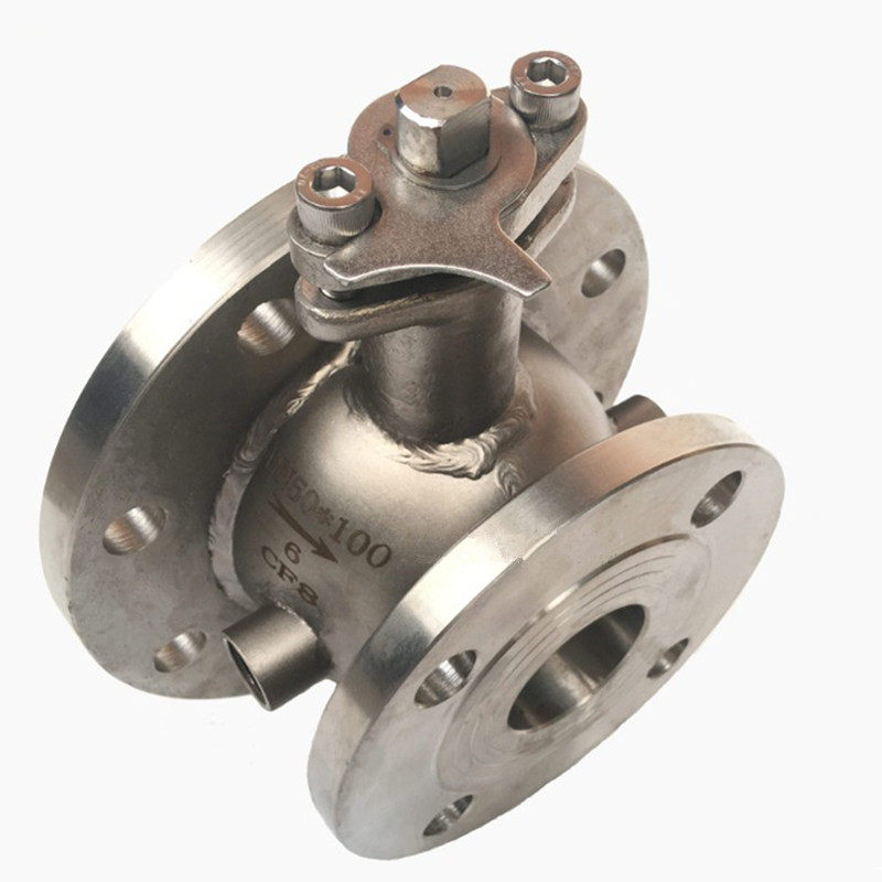 球阀保温bq41f16p不锈钢夹套一体式变径法兰球阀