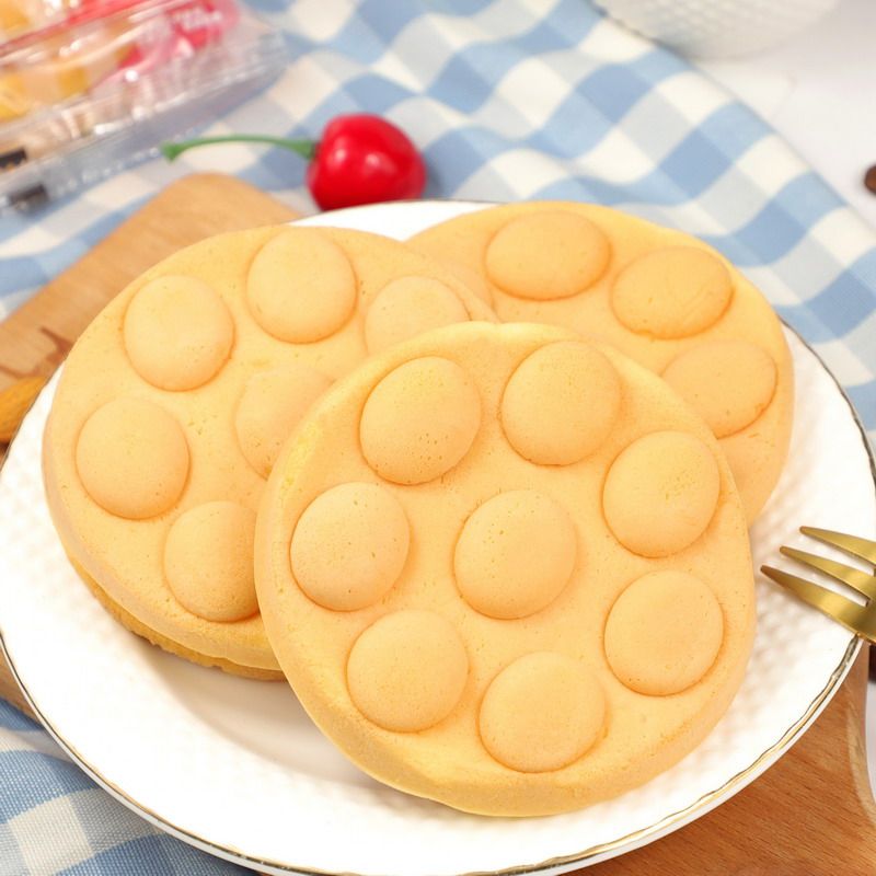 鑫康佳品木糖鸡蛋仔饼港式蛋糕糕点面包代餐传统西式糕点