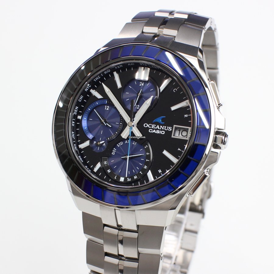 卡西欧海神manta江戶切工艺2022款全球限量ocw-s5000ek-1ajf日韩腕表