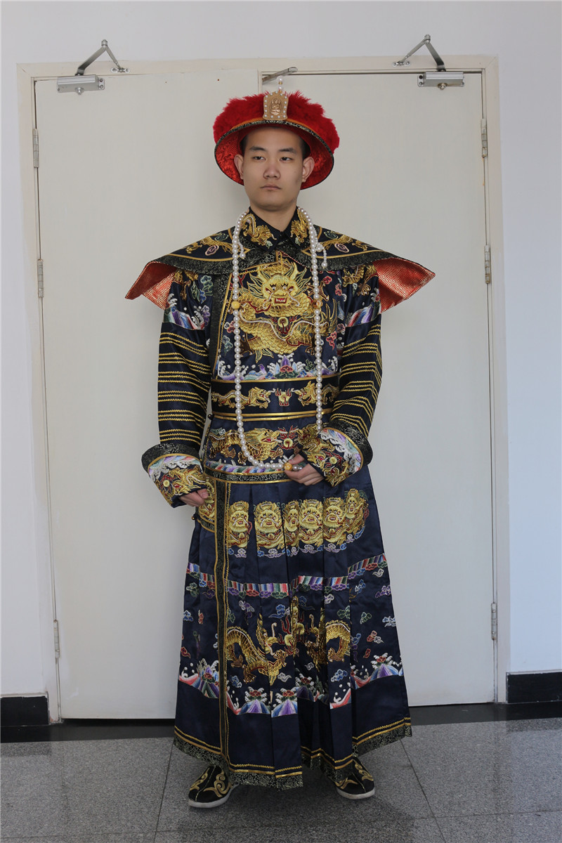 江南古装 影视服饰出租 清代皇帝龙袍朝服夏朝服龙袍