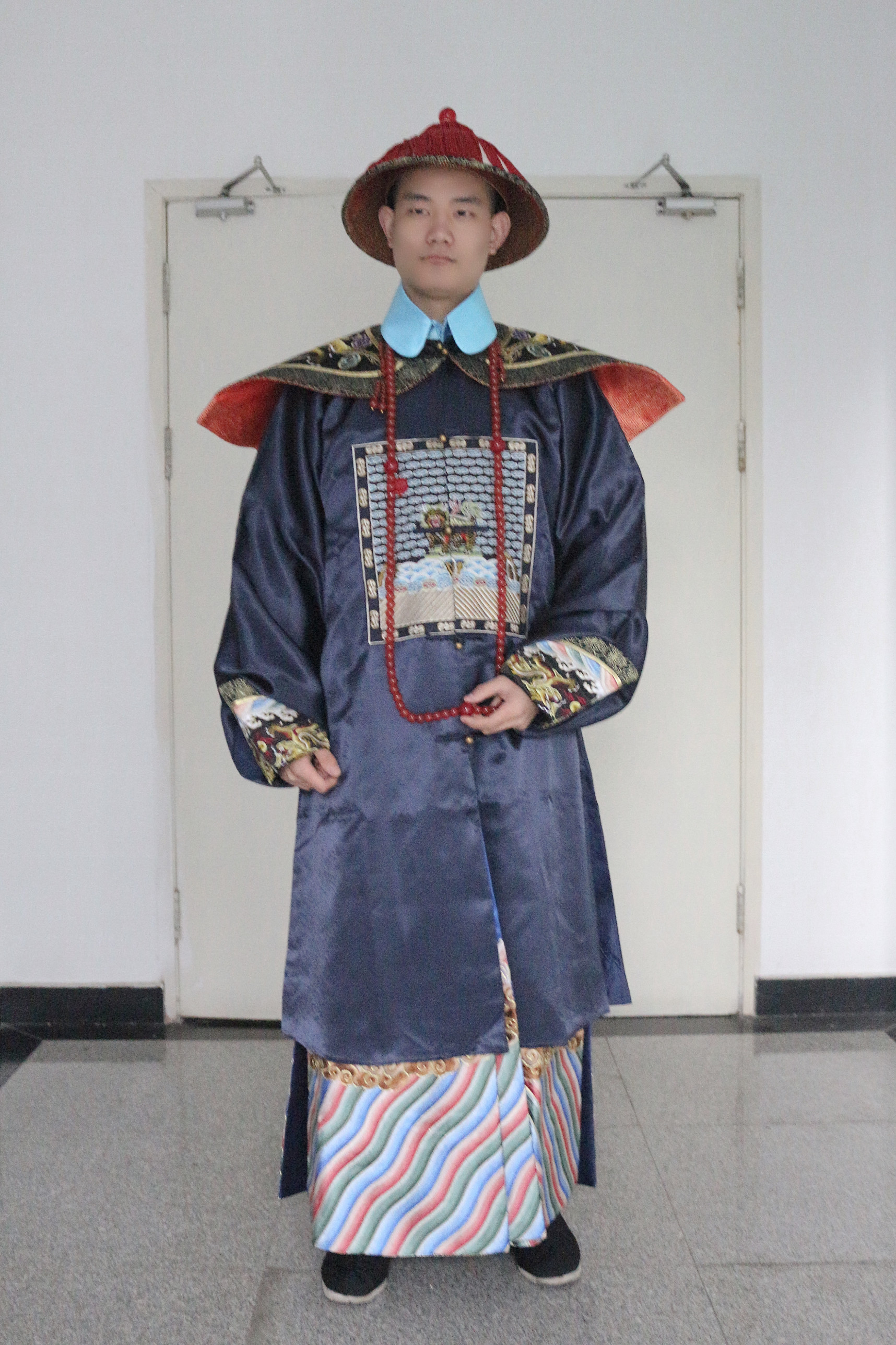 出租影视江南古装服饰清代大臣武官一品麒麟民族服装