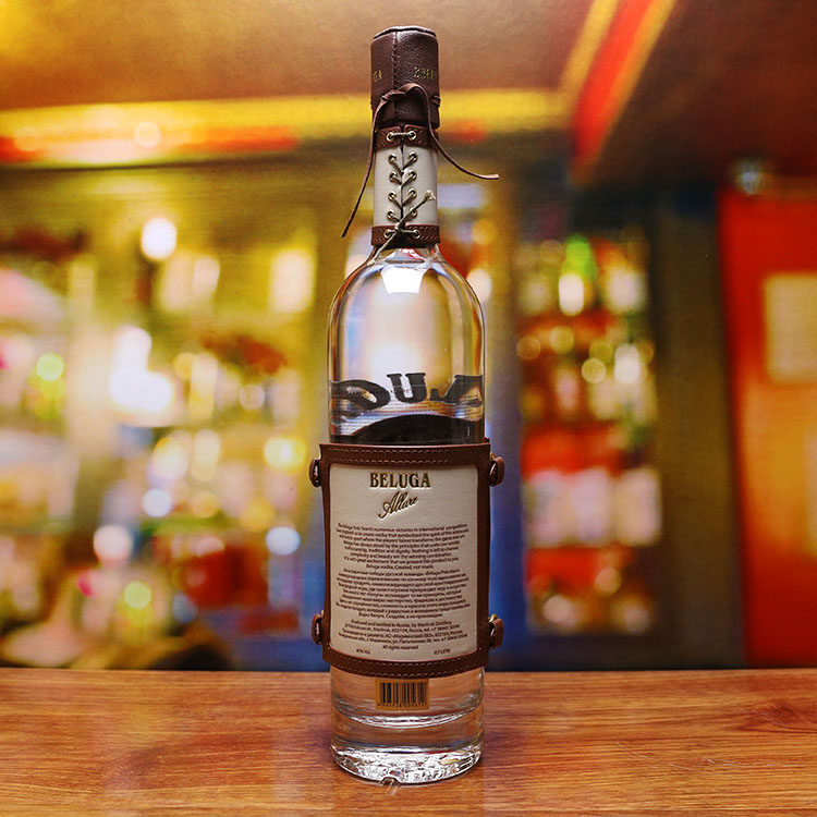进口俄罗斯伏特加beluga vodka白鲸诱惑系列700ml 鸡尾酒白酒吧