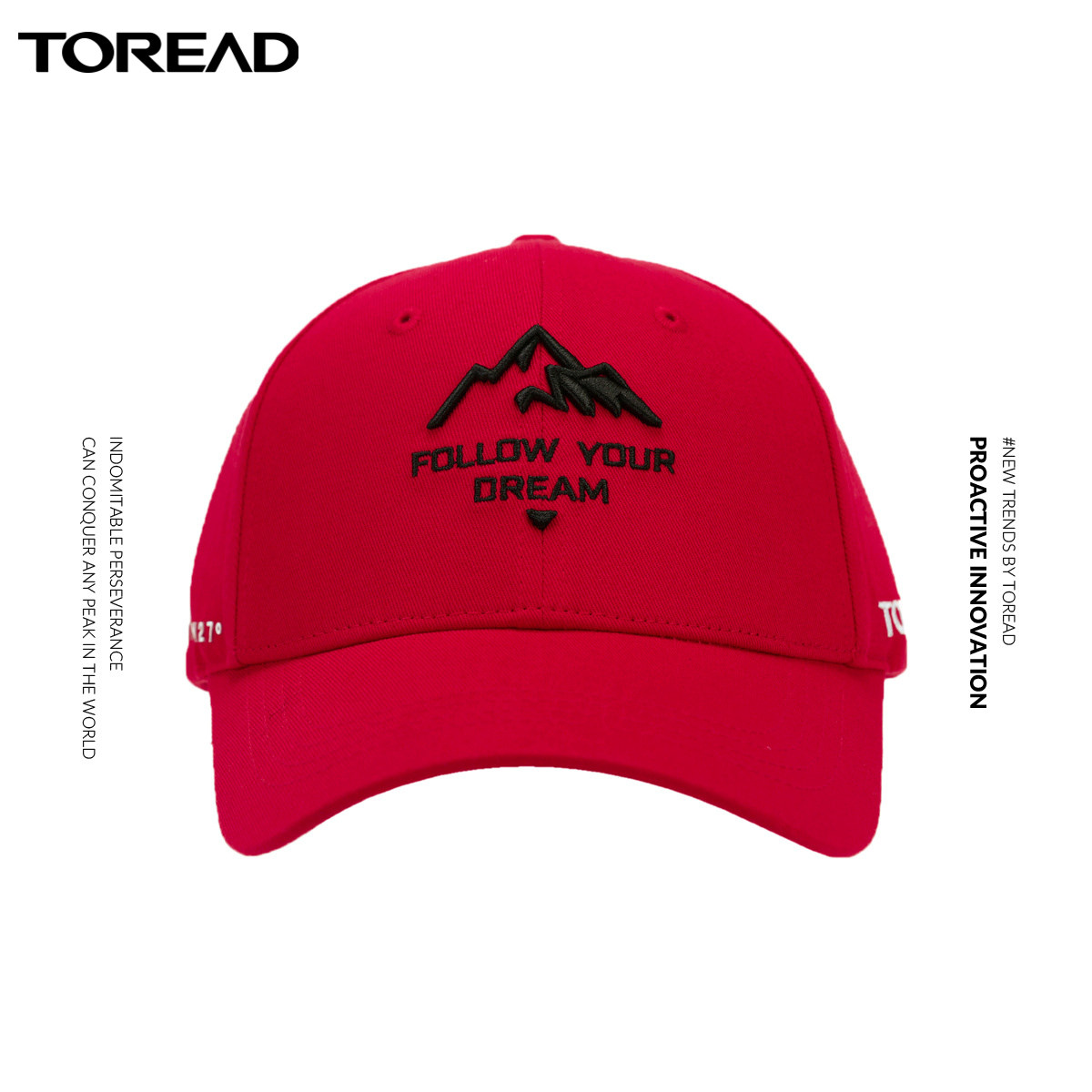 探路者帽子秋冬季男女通用透气舒适鸭舌棒球帽户外运动帽