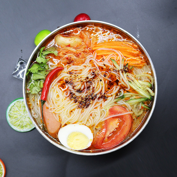 韩式拌冷面东北朝鲜族正宗韩国凉拌面真空袋装凉面延吉延边360g7