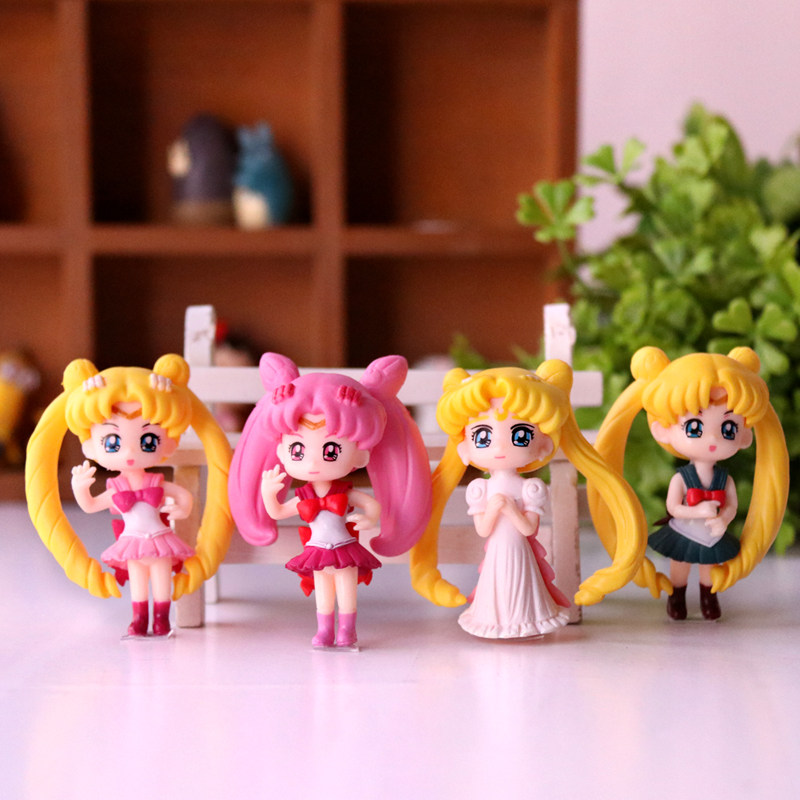 盲袋盲盒美少女战士玩偶模型摆件人偶少女心初音未来日漫可爱女孩