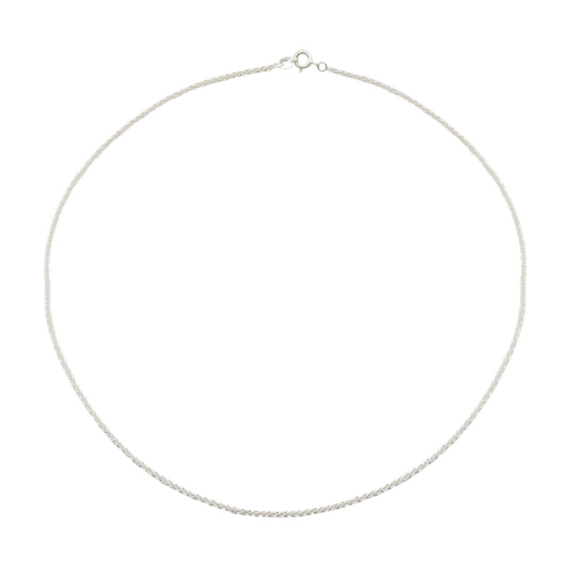 anss水波波纹项链质感波光粼粼闪光短款锁骨气质项链