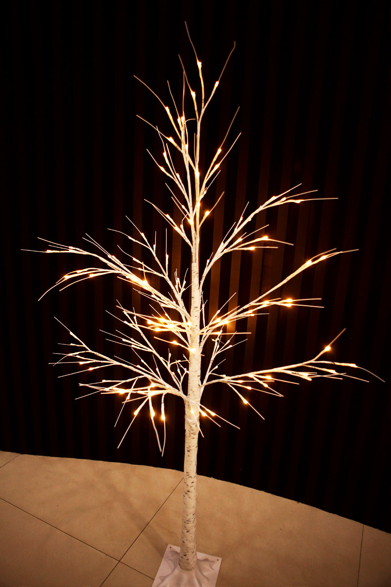 白桦树发光树灯led彩灯网红店铺民宿房间改造直播间装饰布置ins灯