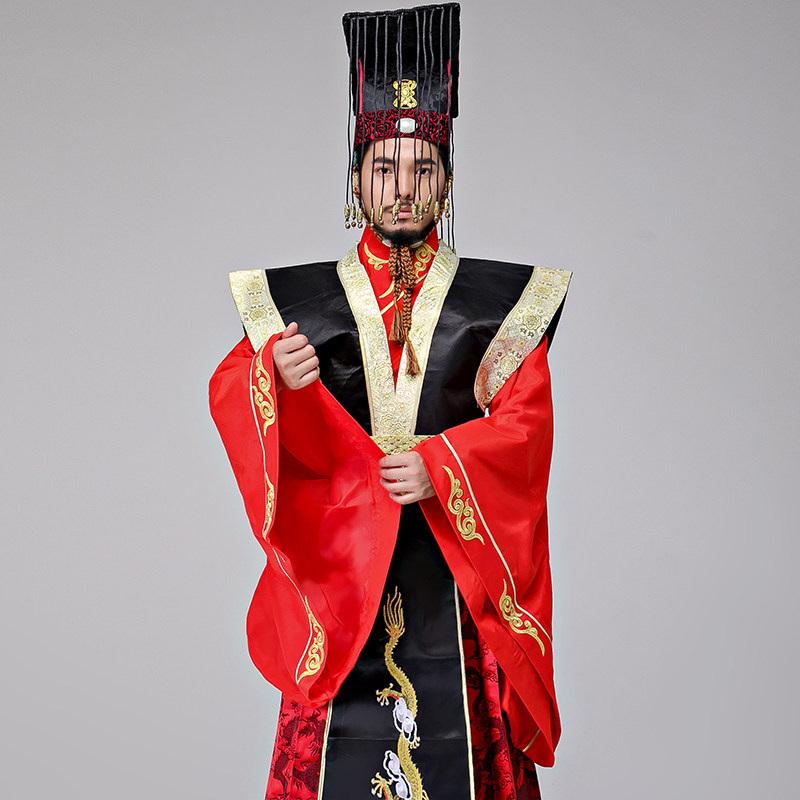 珂卡蝶影影视古装秦始皇同款皇帝大王服大臣服民族服装