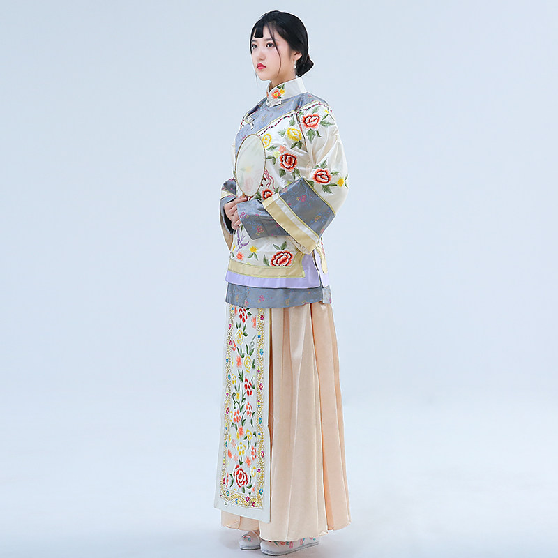古装珂卡蝶影影视绣花民国国秀禾服少奶奶小姐民族服装