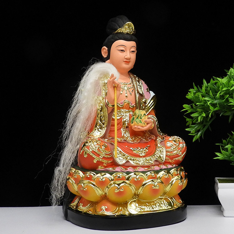 神像女娲娘娘菩萨16寸佛像站像供奉补天女神像摆件