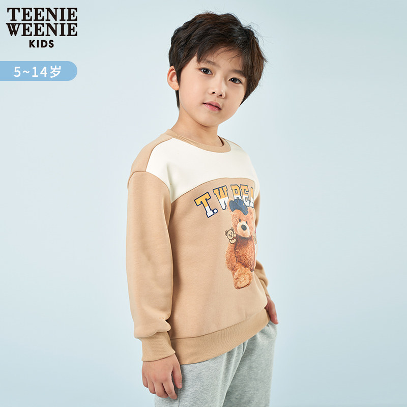 teenieweeniekids小熊童装男女女童22年春季新款可爱卫衣