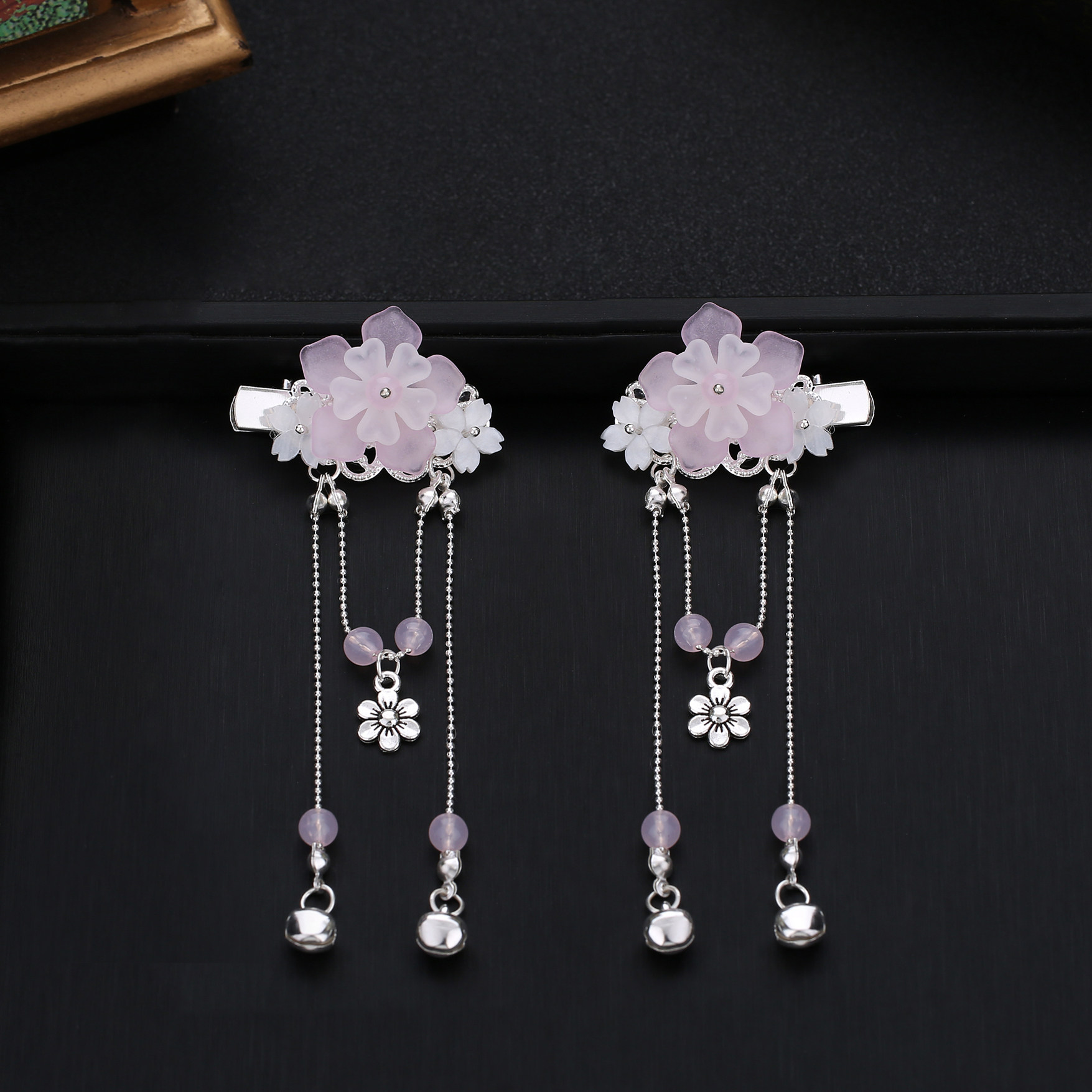 汉服头饰儿童发卡女童古风发饰超仙古代流苏发饰