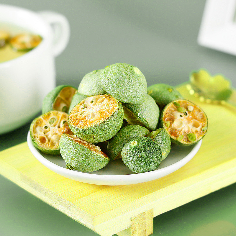 超级好喝冻干青金桔青柠