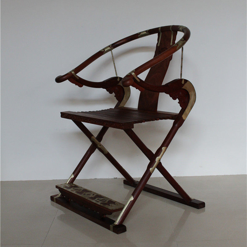 交椅元代明式躺椅王款缅甸花梨圈椅