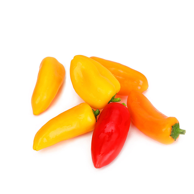 甜椒新鲜蔬菜水果250g迷你小辣椒红黄彩椒小彩沙拉辣椒
