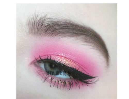 眼影包邮纯色亚光粉色约会桃花粉红粉红色色系眼影