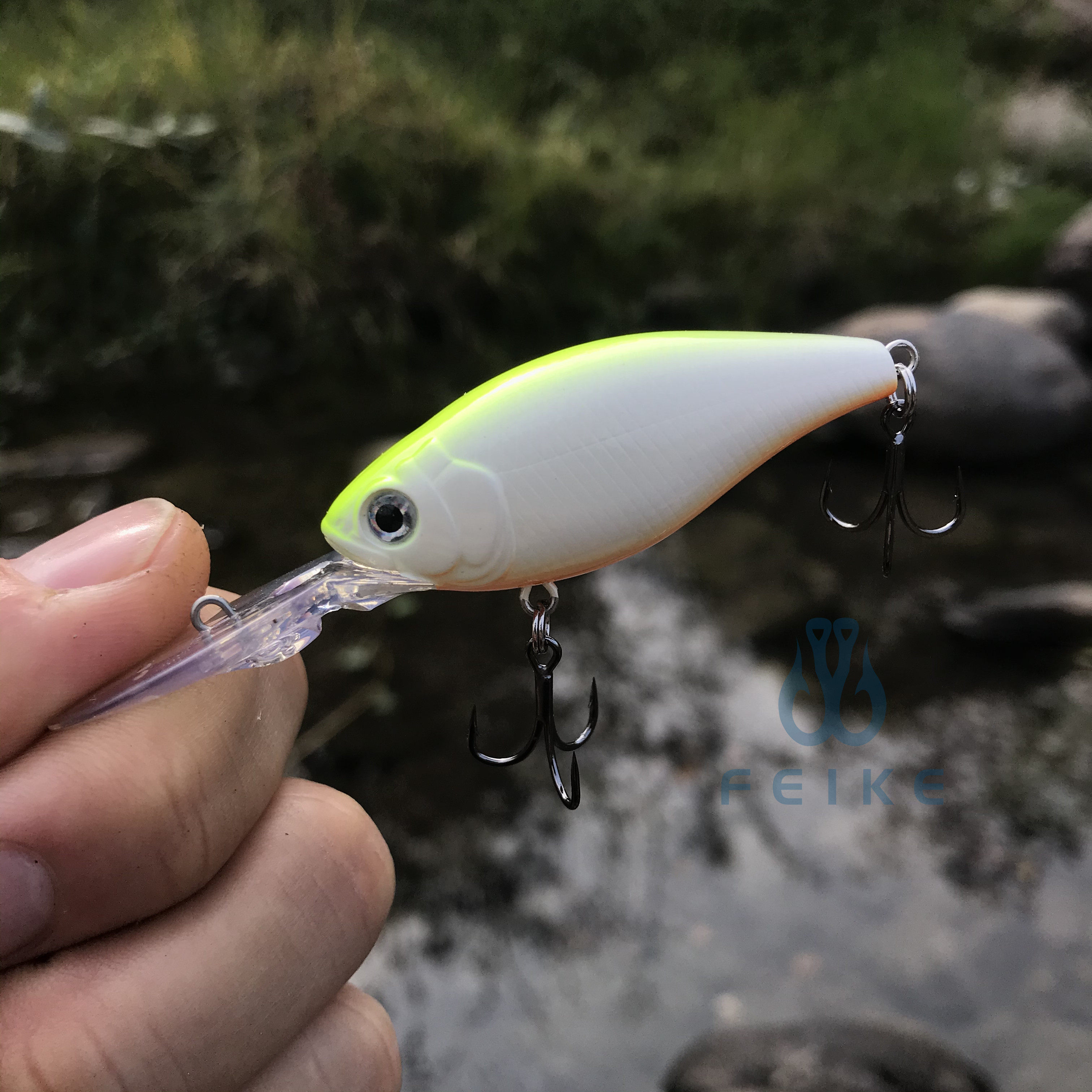 深潜米诺长舌路亚鲈鱼鳜鱼鱼饵75g过水舌板活饵