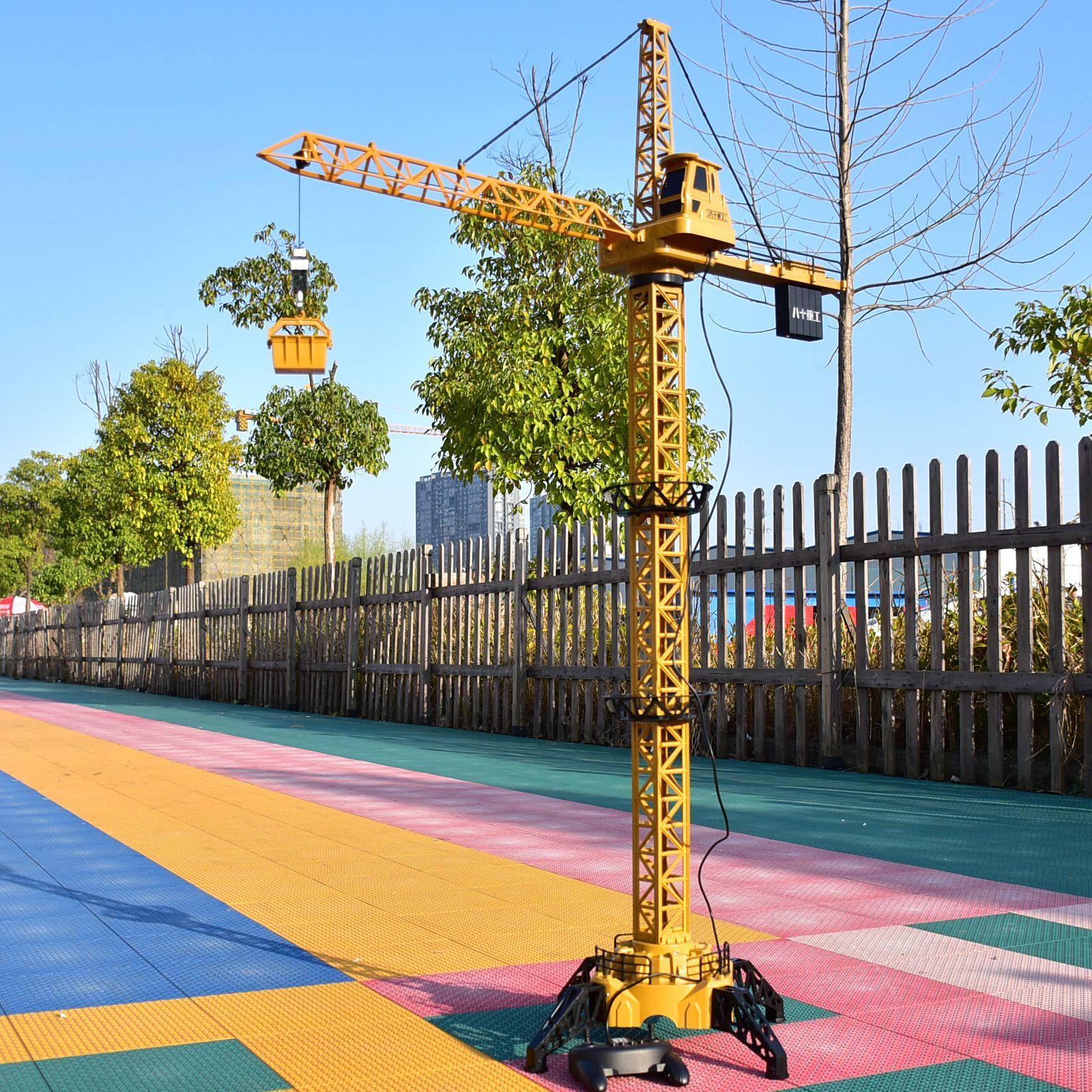 超大遥控塔吊起重机吊机钩机大吊车玩具车工程车儿童玩具男孩礼物