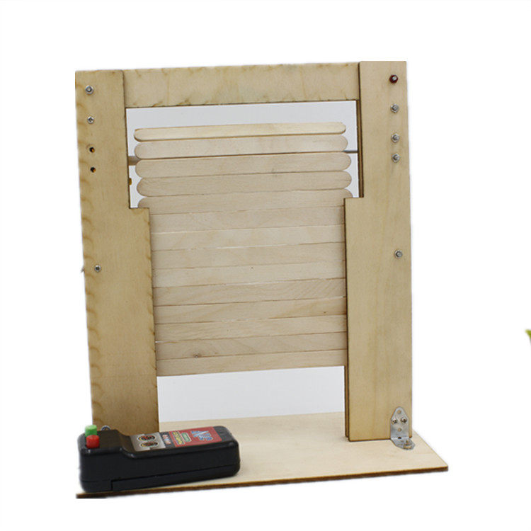 电动9号卷帘门模型科技制作科学实验木制小学生手工科学实验