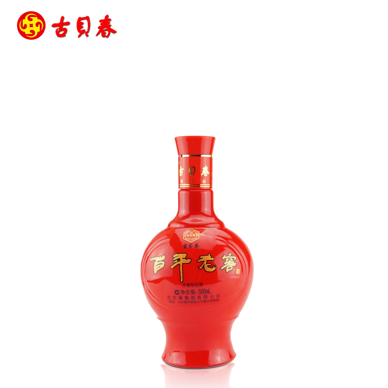 古贝春38度百年老窖福酒小百年浓香型白酒婚宴喜庆宴席用酒整箱购-mc