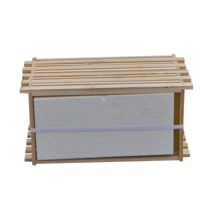 中蜂成品带框巢础优质一体中意蜂巢脾蜜蜂巢框精品带框巢础包邮