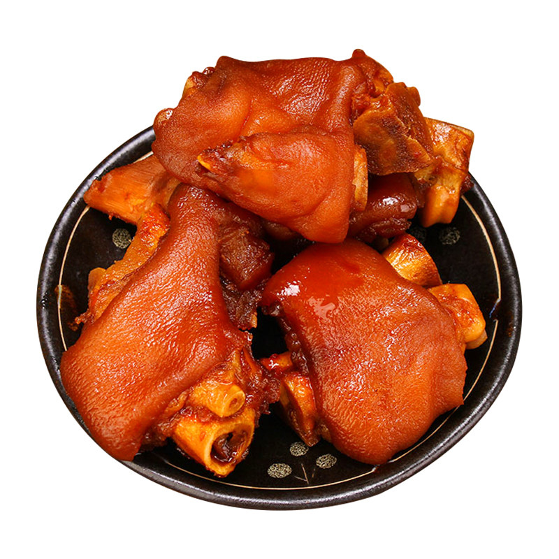 小吃快手零食五香猪蹄400g酱香猪手即食猪脚卤肉类