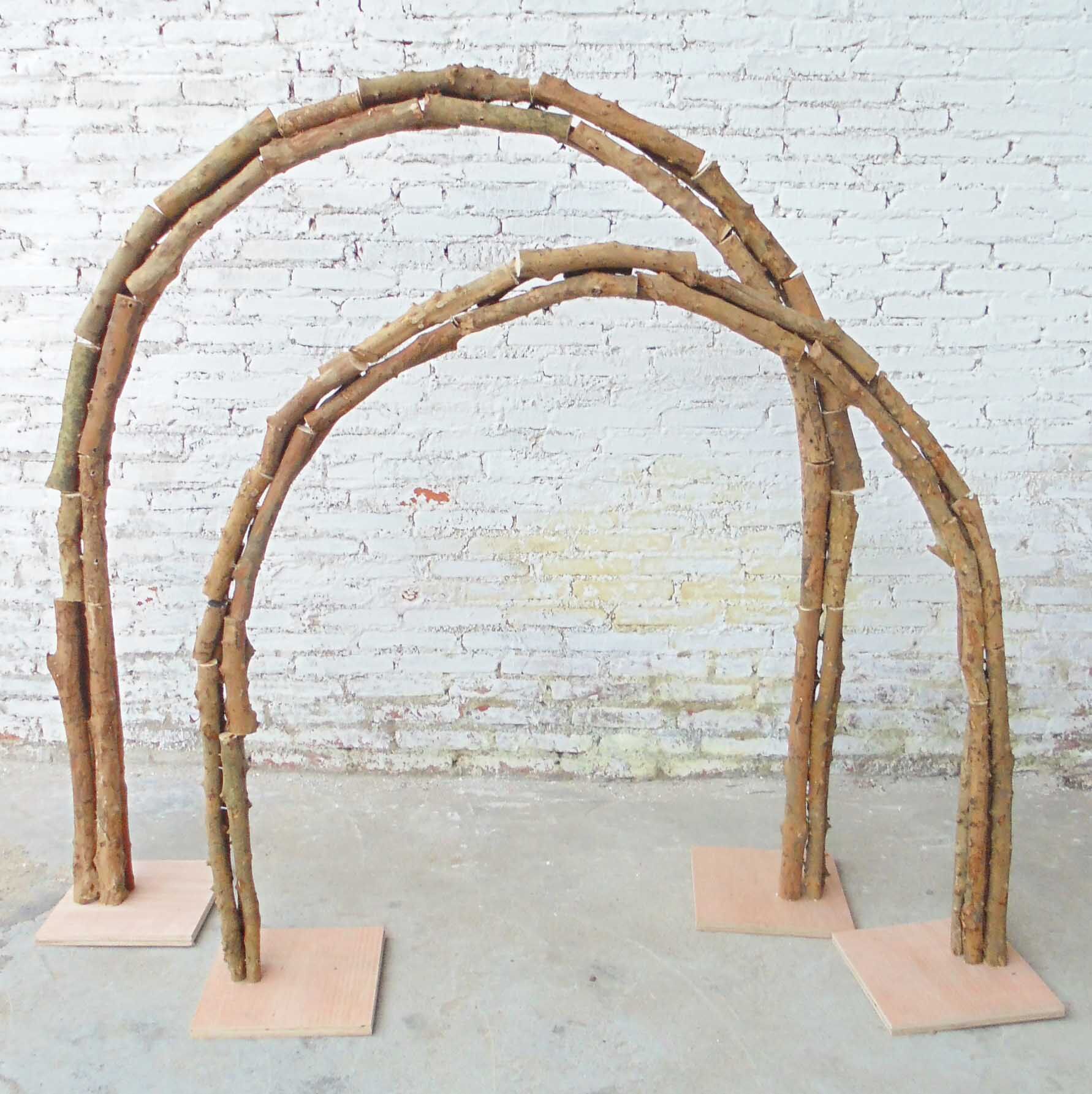 拱门圆顶多木实木花架森系田园婚庆架子开业拱门