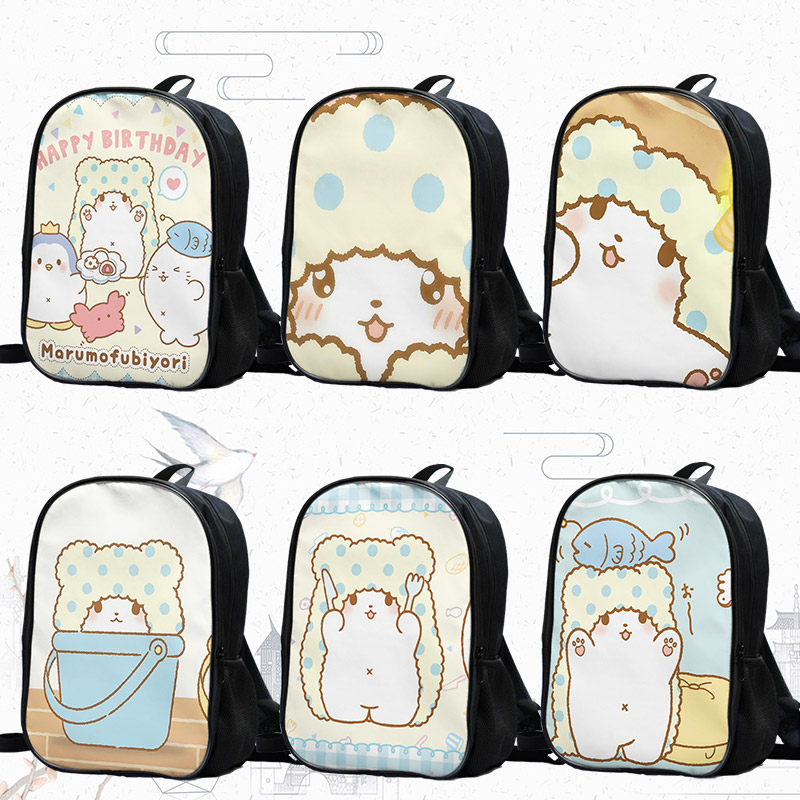 morumofubiyori毛毯熊莫普双肩包书包少女女学生休闲闲日动漫动漫背包