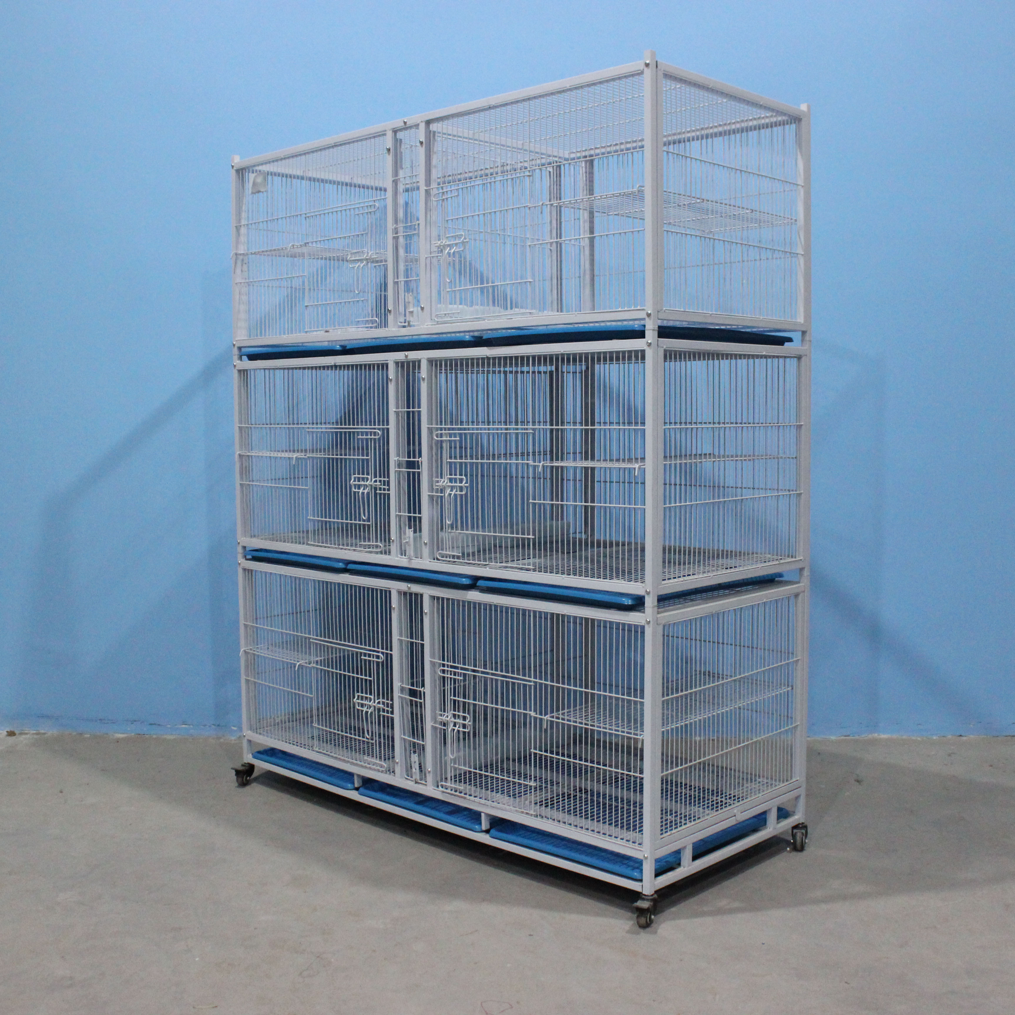 标准配对笼鸽子笼带食槽水槽鸽子配对笼加密防黄鼠狼麻雀包邮加厚