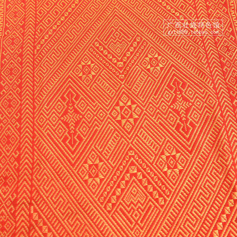 广西民族特色围巾壮锦蟒龙纹披肩 商务礼品送老外客户礼物 礼盒装