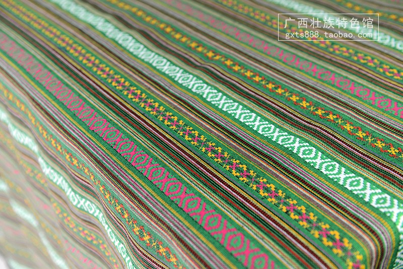 壮族民族风情布料少数民族客栈酒楼装饰桌布壮锦