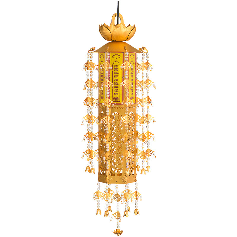 日式鎏金挂幡佛幡佛堂装饰璎珞经幢佛前壁饰幡曼宝盖华盖幢幡