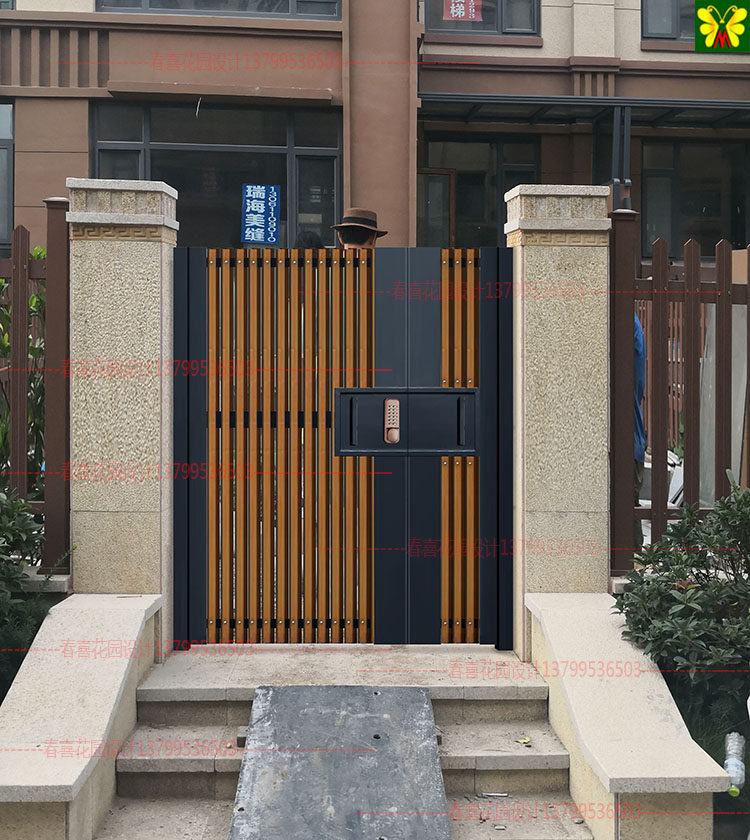 院门大门庭院单双开铁艺防盗门户外别墅花园进户门庭院门