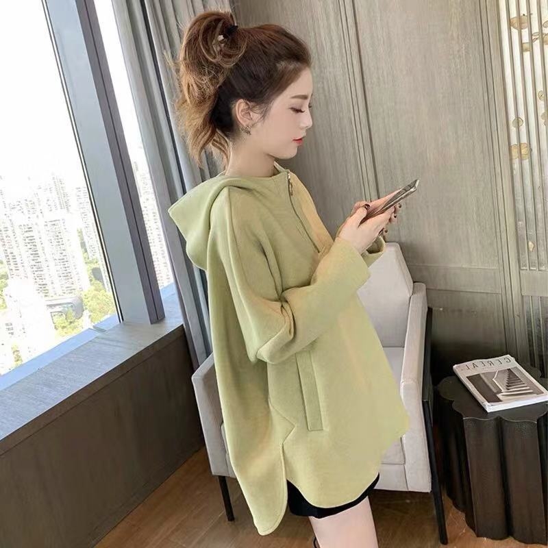 卫衣2022年新款女春秋宽松韩版连帽时尚洋气慵懒风外套上衣潮ins