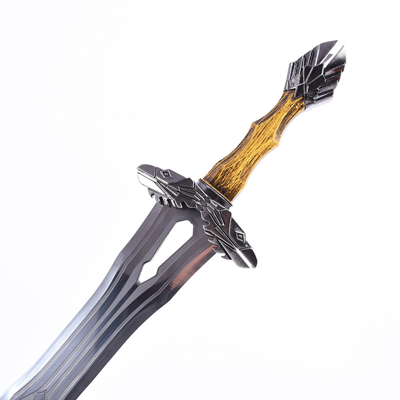 魔戒指环王霍比特之五之战索林橡木盾手持剑武武器游戏