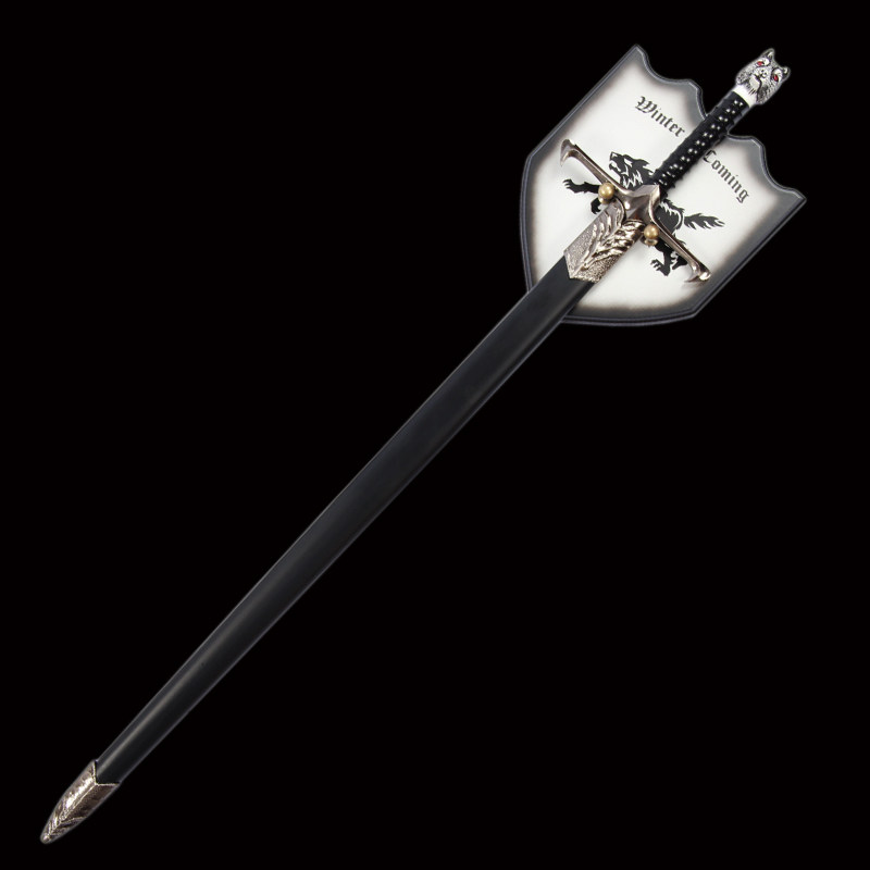 权利游戏冰与火之歌带鞘长爪剑冰原冰原狼狼剑武器游戏实物周边