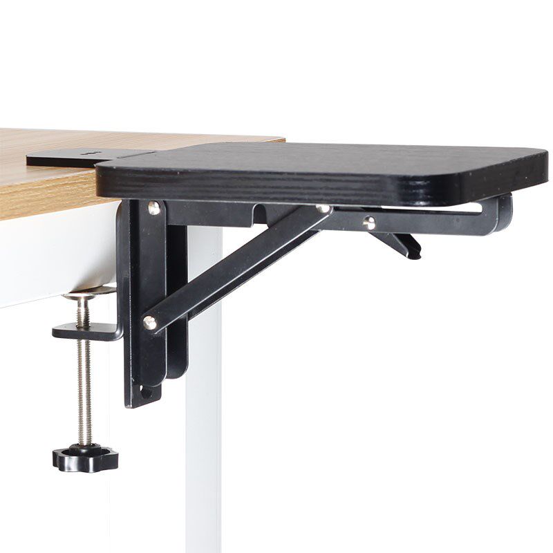 长板扩展叠加托接延伸托架加宽打孔桌子折叠笔记本多功能支架