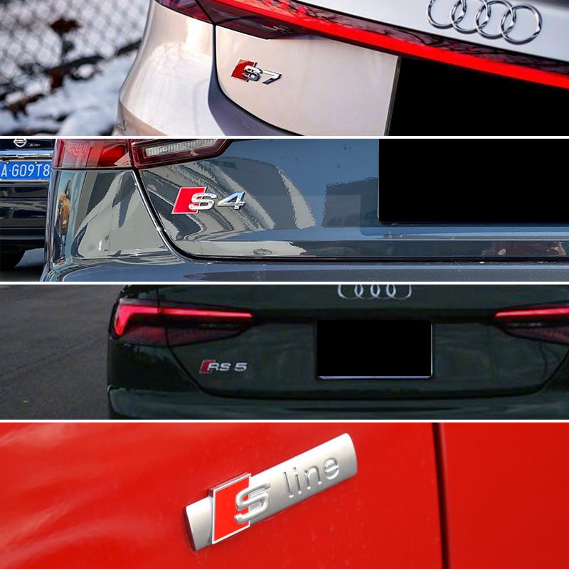 适用于奥迪车改装s3s4s5s6rs3rs4rs5汽车车标