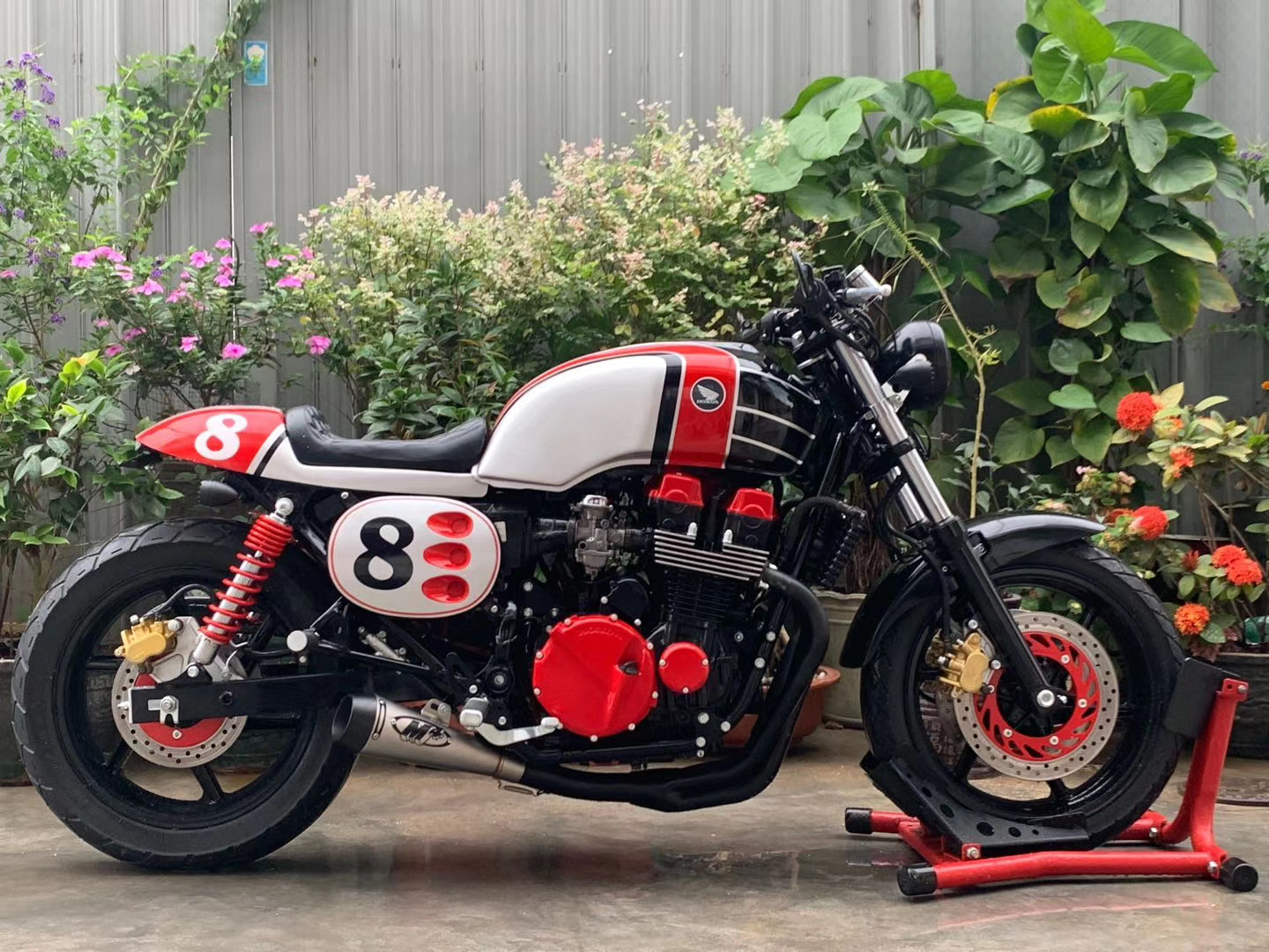 进口排量公路跑车四缸本田街车复古小黄蜂摩托车摩托车整车