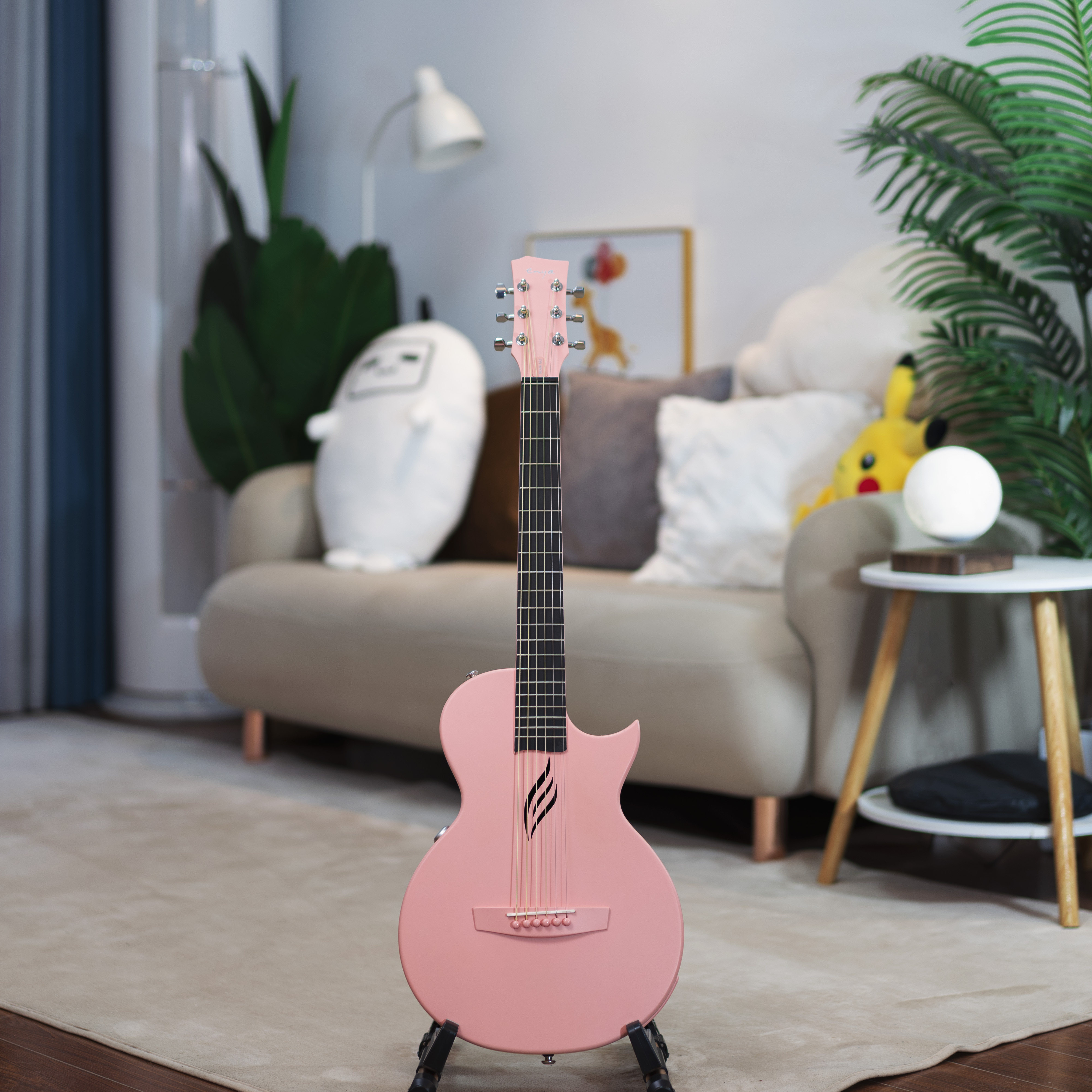 吉他山山恩雅novago碳纤维智能33寸初学进阶民谣吉他民谣吉他