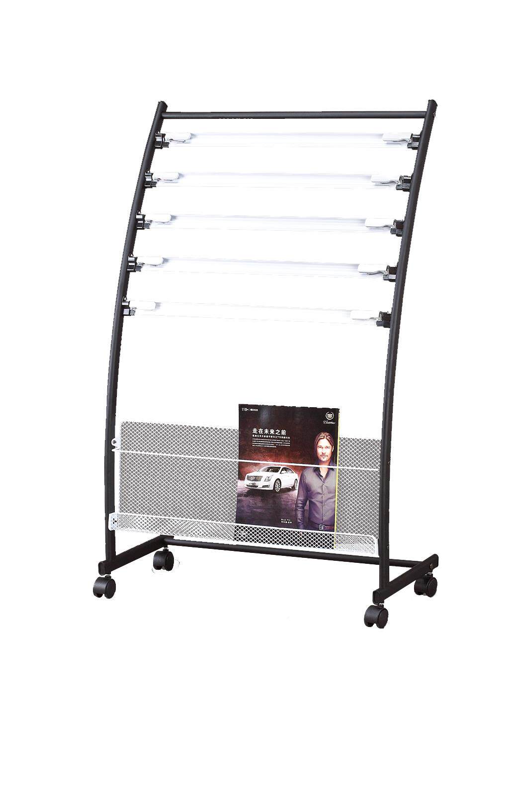 报纸书报夹子杂志宣传落地展示收纳简约置物报刊架