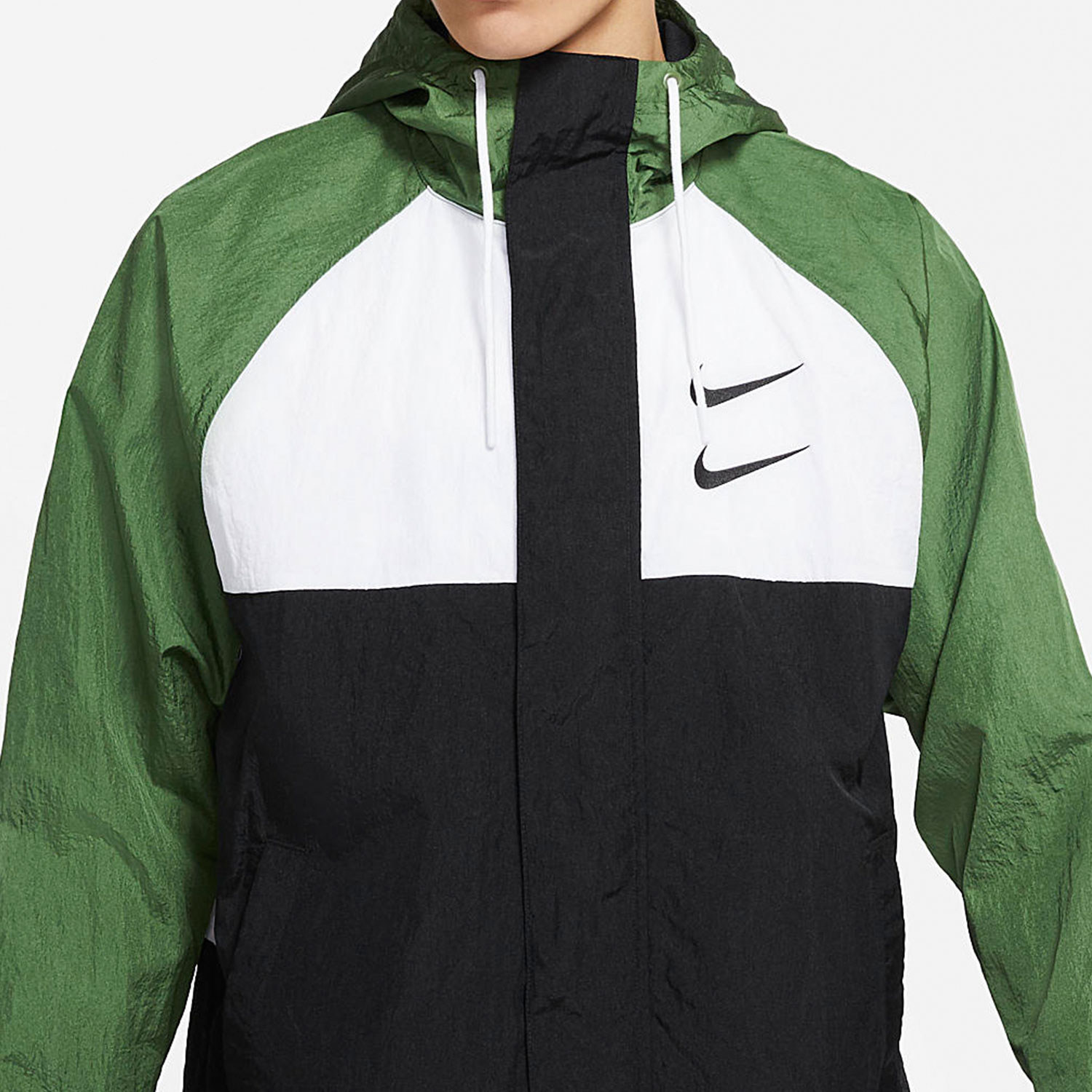 nike耐克外套2021春季新款男士swoosh运动服连帽双运动茄克