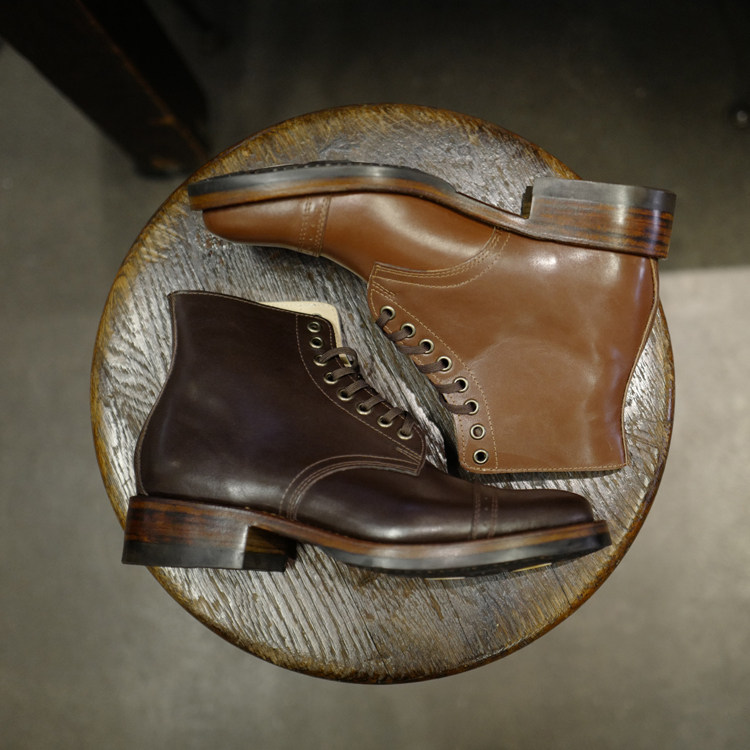 julianboweryboots复刻日本元年年版法国国小牛皮时装靴