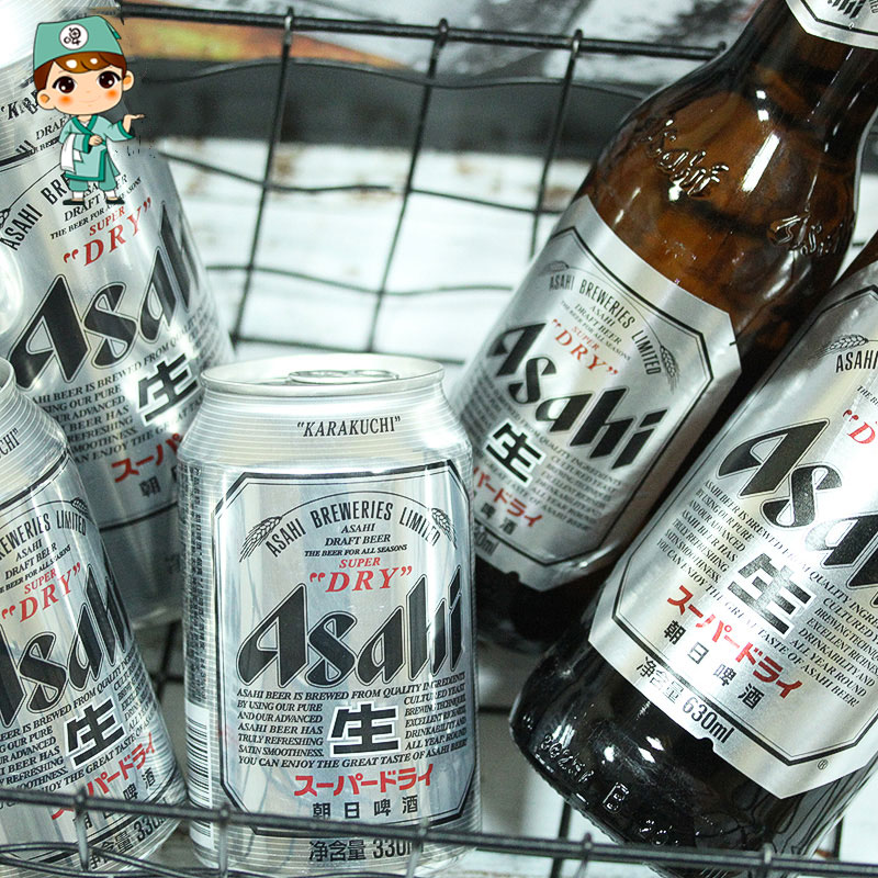 包邮朝日啤酒生啤超爽易拉罐装500ml24整箱特价啤酒