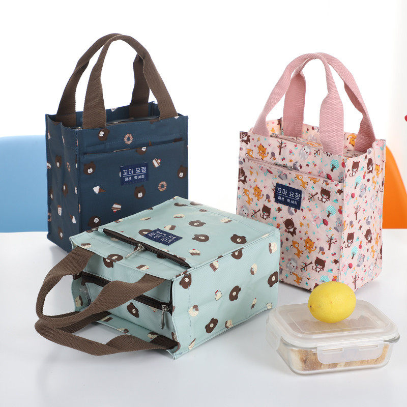 饭袋保温带饭上班族可爱铝箔加厚午餐便当学生饭盒袋