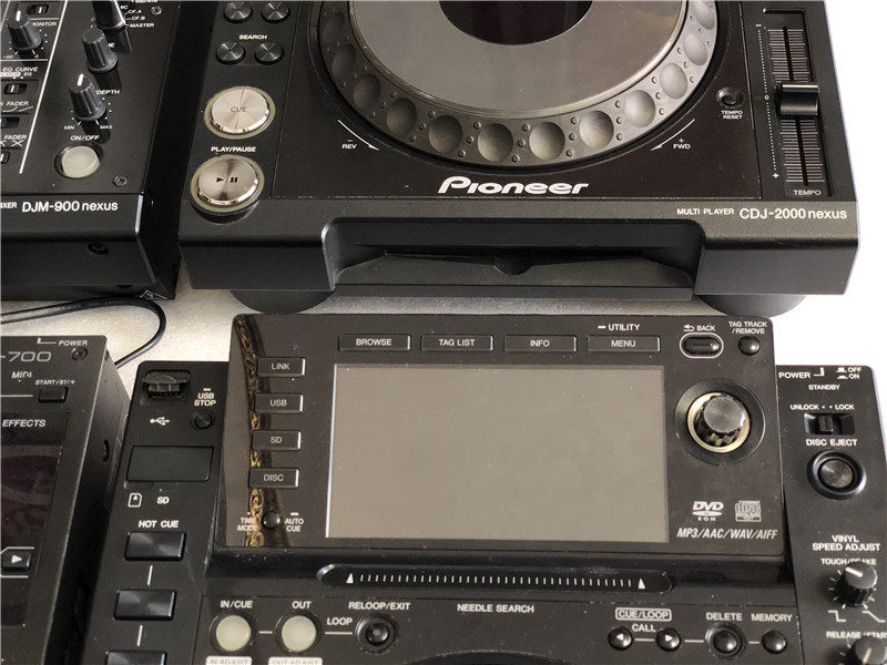 先锋2000碟机djm混音台2000nexus2手dj设备可分打碟机