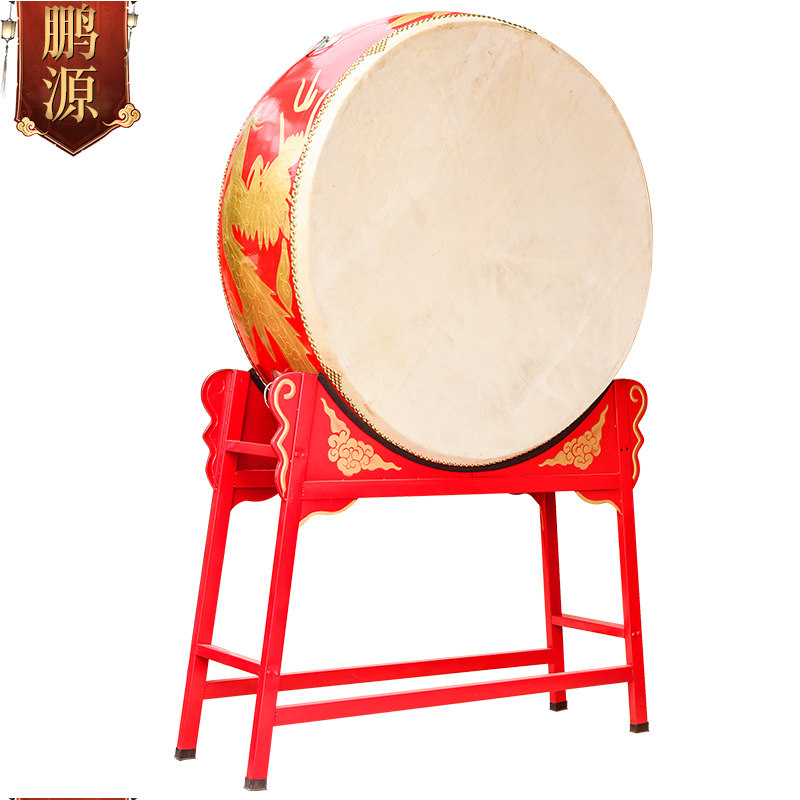 大鼓立式战鼓龙鼓牛皮演出锣鼓跳舞寺庙中国堂鼓