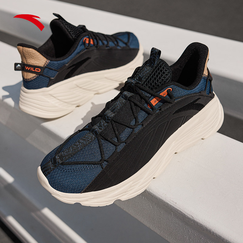 安踏跑步鞋男2022秋季新款城迹越野跑鞋男子跑步鞋
