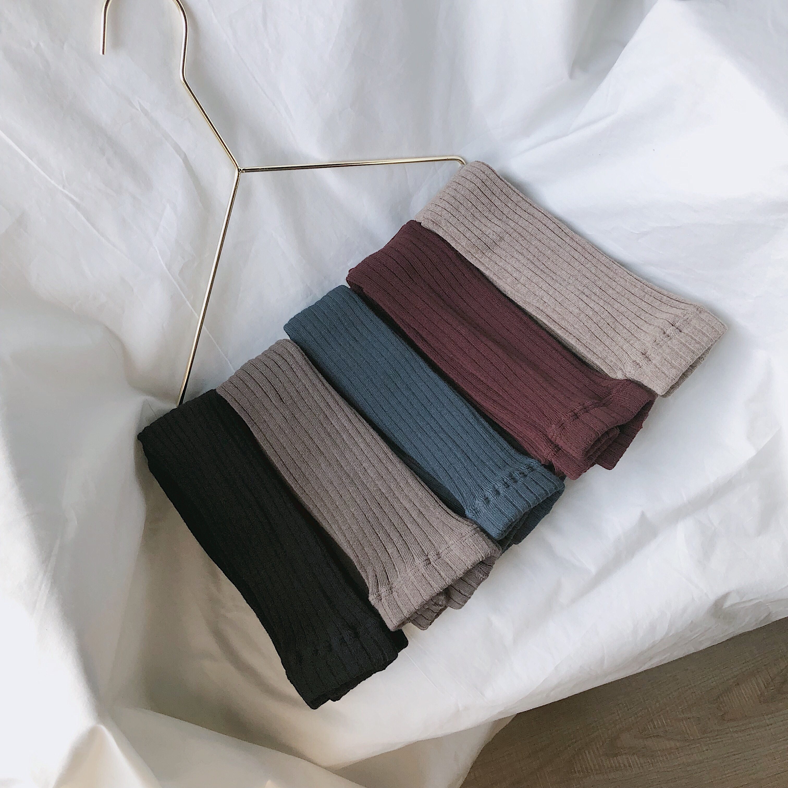 打底新品复古儿童针织裤子宝宝裤袜男童黑色儿童袜子(0-16岁)